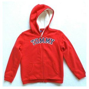 Tommy Hilfiger Girl's Sherpa-Lined Logo Hoodie